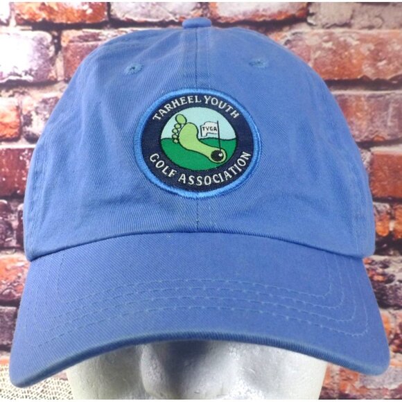 Tarheel Youth Golf Association Blue Hat Strap Back Adjustable Cotton Cap - Picture 1 of 5